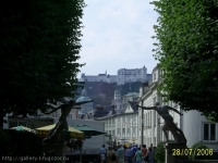 Вид на крепость Хоэнзальцбург