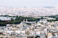 Париж с Эйфелевой башни