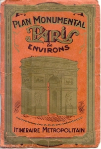 Plan Momumental PARIS & Environs - 1938